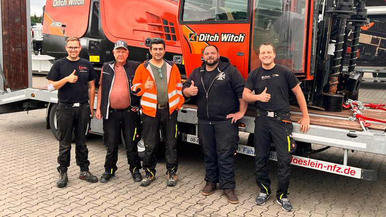 Bohrtechnik Keller, Teambild, Teamarbeit